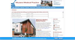 Desktop Screenshot of mustersmedicalpractice.co.uk