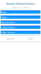 Mobile Screenshot of mustersmedicalpractice.co.uk