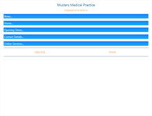 Tablet Screenshot of mustersmedicalpractice.co.uk